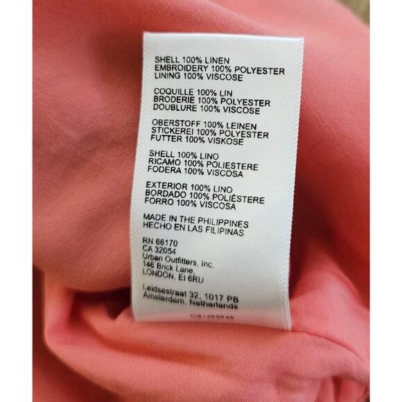 Anthropologie Geometric Linen Tapestry Midi Pencil Skirt Women's Size 12 Boho - Picture 5 of 7